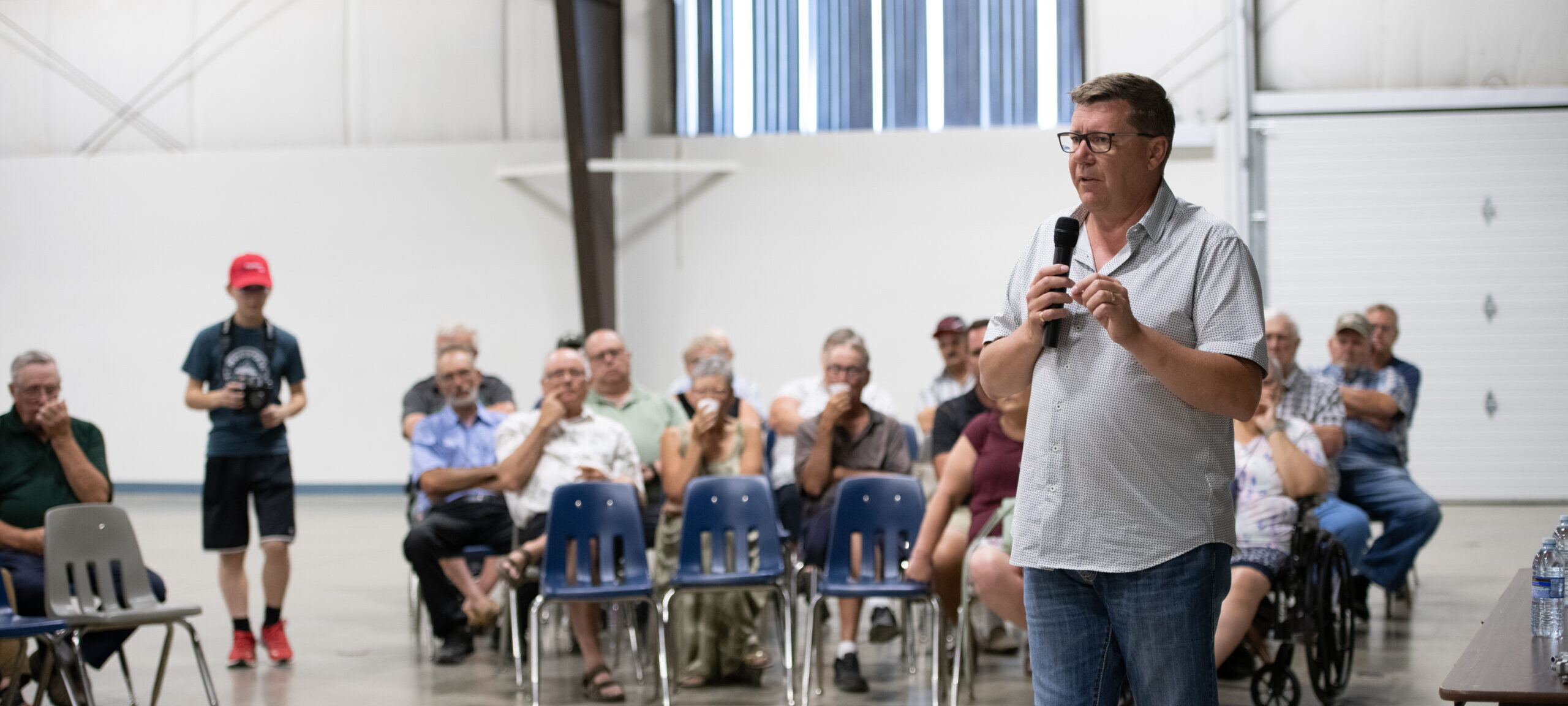 Arcola town hall Scott Moe on loss of Ceres canola crush plant, carbon