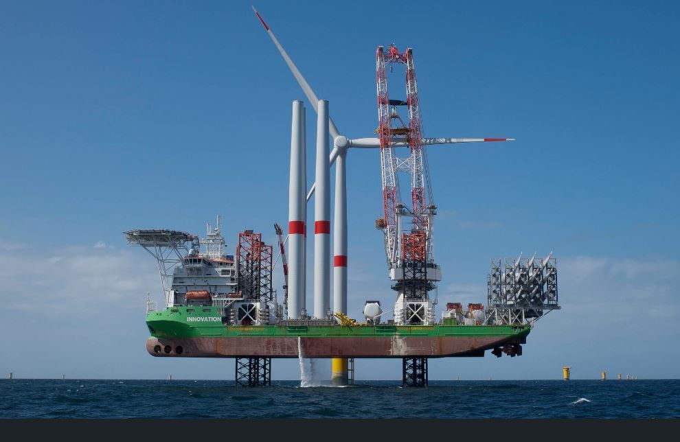 Enbridge Installs First Of 71 Wind Turbines Offshore Of Dieppe, France ...