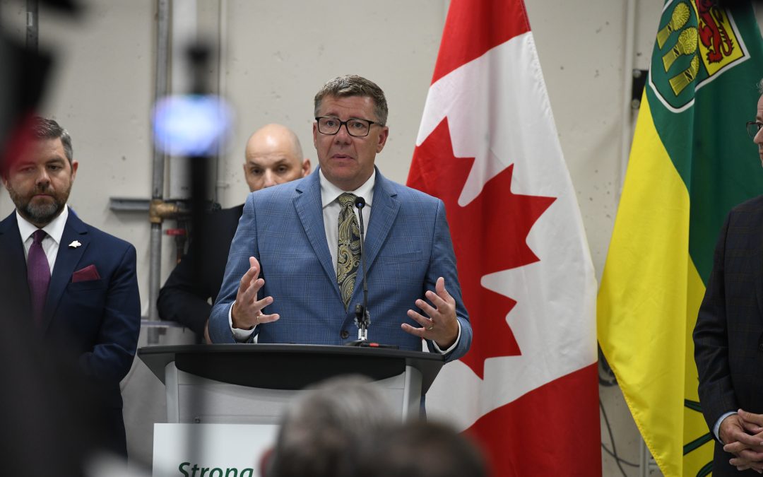 Scott Moe: “Today, we are announcing plans to build about 2,600 megawatts of nuclear generation by the year 2050”